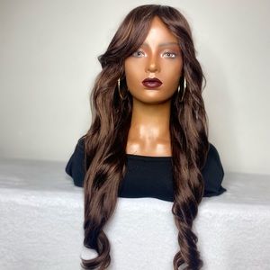 JOY| 24” CURTAIN BANG BODY WAVE CURL FULL CAP WIG
